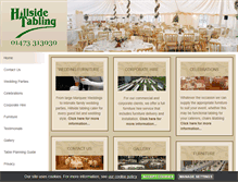 Tablet Screenshot of hillsidetabling.co.uk